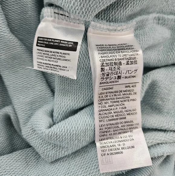 Levi's The Force of Nature Sterling Blue oversized sweater NWT Size medium - Picture 8 of 12
